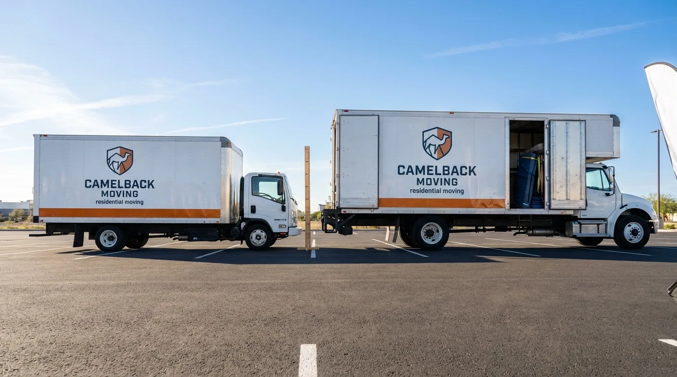 Moving truck size capacity guide in Harker Heights